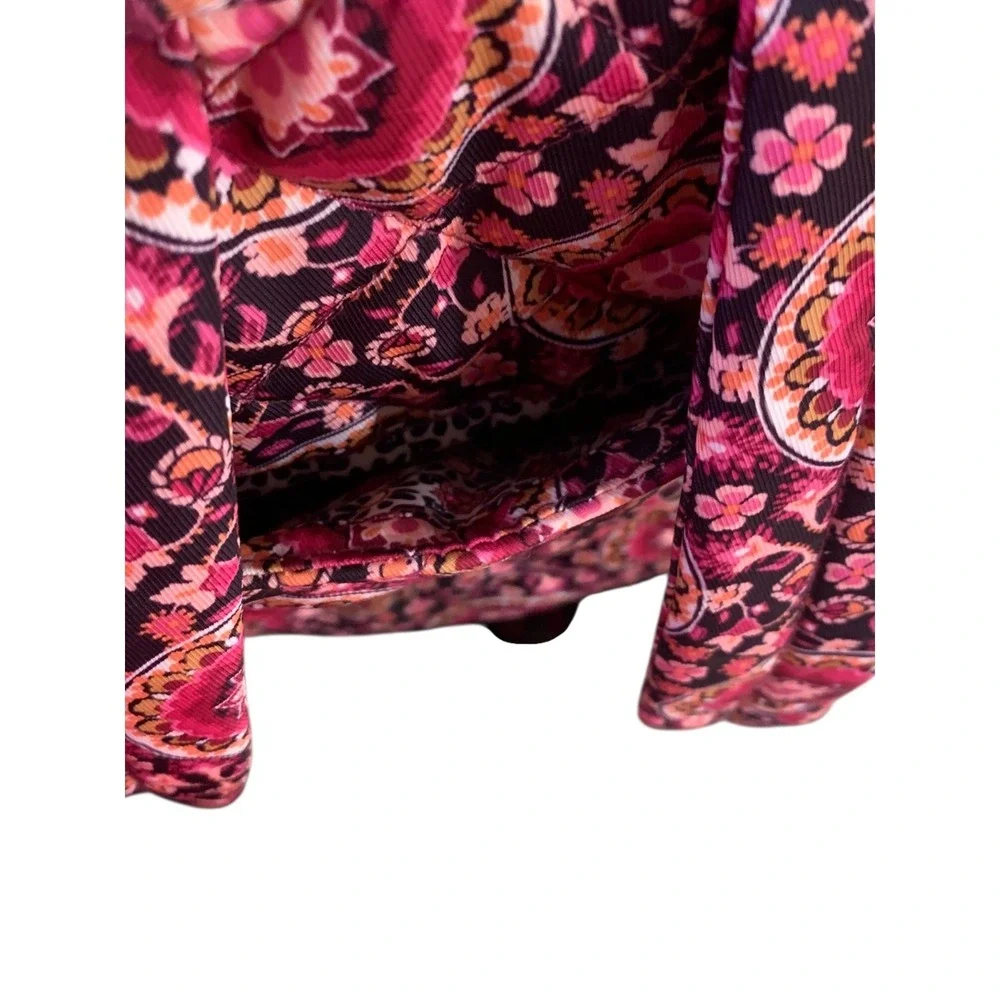Vera‎ Bradley Small Backpack Floral Pink Purple Mandala Pattern